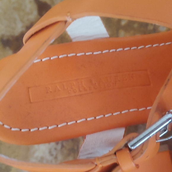 Polo Ralph Lauren Purple Label Platform Heel Shoe, New Shelf Pull $525.00 Retail - Picture 6 of 11